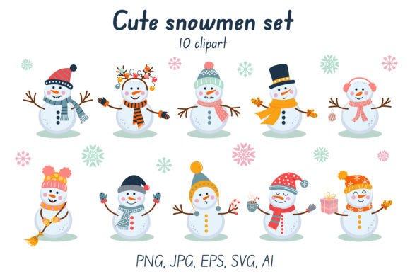 Cute Snowmen Set: A Practical Guide for Creators and Crafters