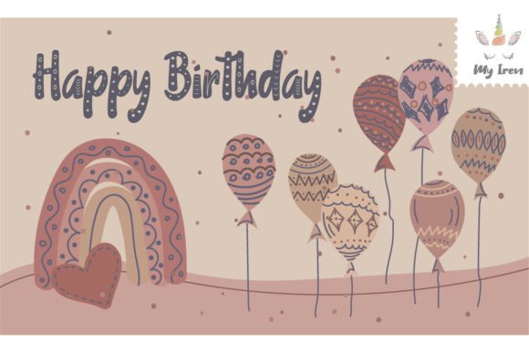 Happy Birthday with Balloons 2: A Versatile Asset for Professional Design Workflows
