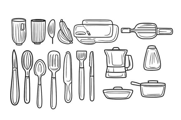 Kitchen Elements Slhouettes: A Practical Guide to Premium Vector Assets