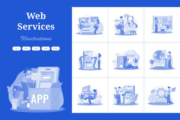 M709 Web Services Illustration Pack